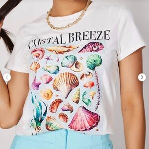 🆕🤍NYLON APPAREL: Coastal Breeze Life is Better Under the Sea Graphic SMALL
